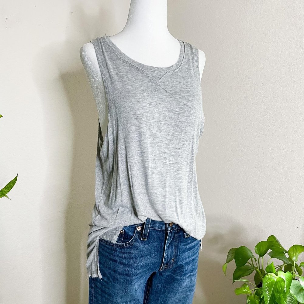 Z Supply Sleeveless Tank Top Tunic Blouse Gray L
